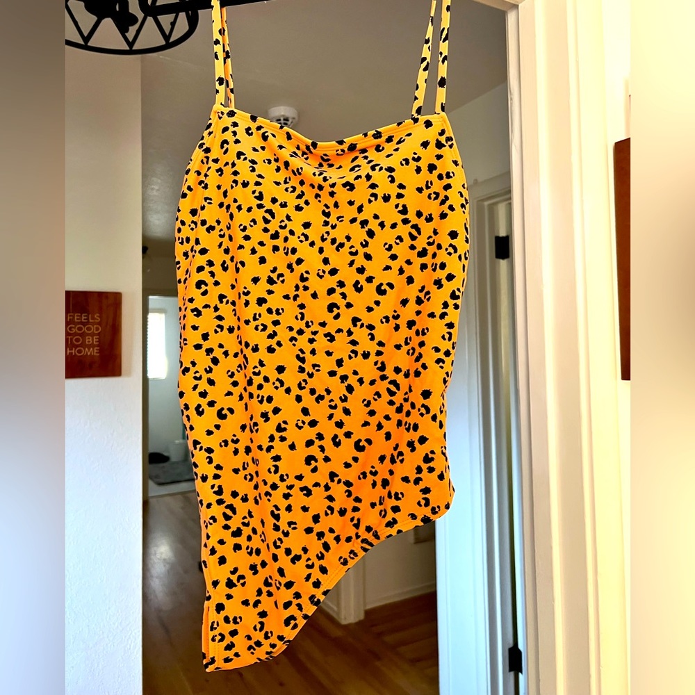 Leopard print one piece